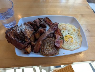 My bacon and egg breakfast