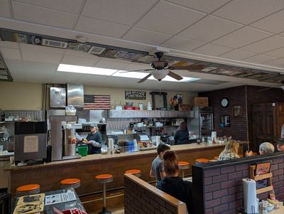 Inside the restaurant