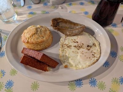 A photo of my meal